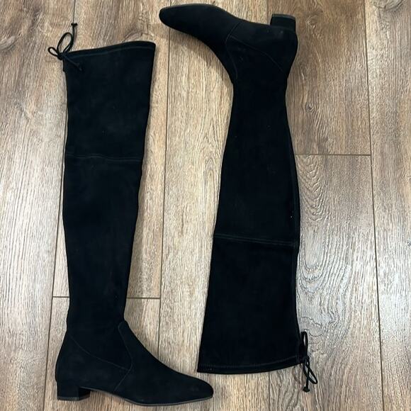 Stuart Weitzman Genna 25 Over The Knee Suede Boots Size 5 Made In Spain - Picture 11 of 12